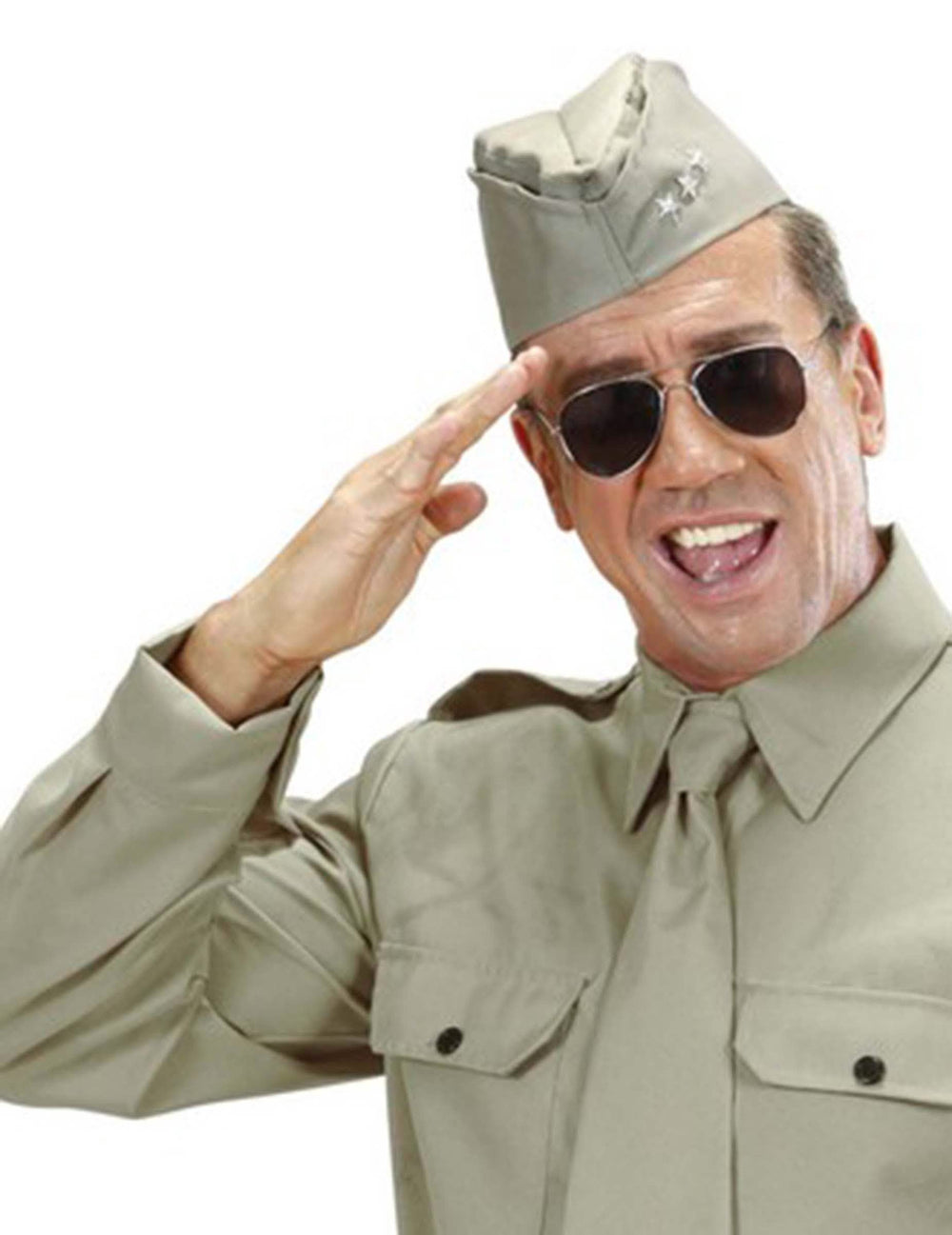 Pălărie de soldat aviator american pentru adult bej