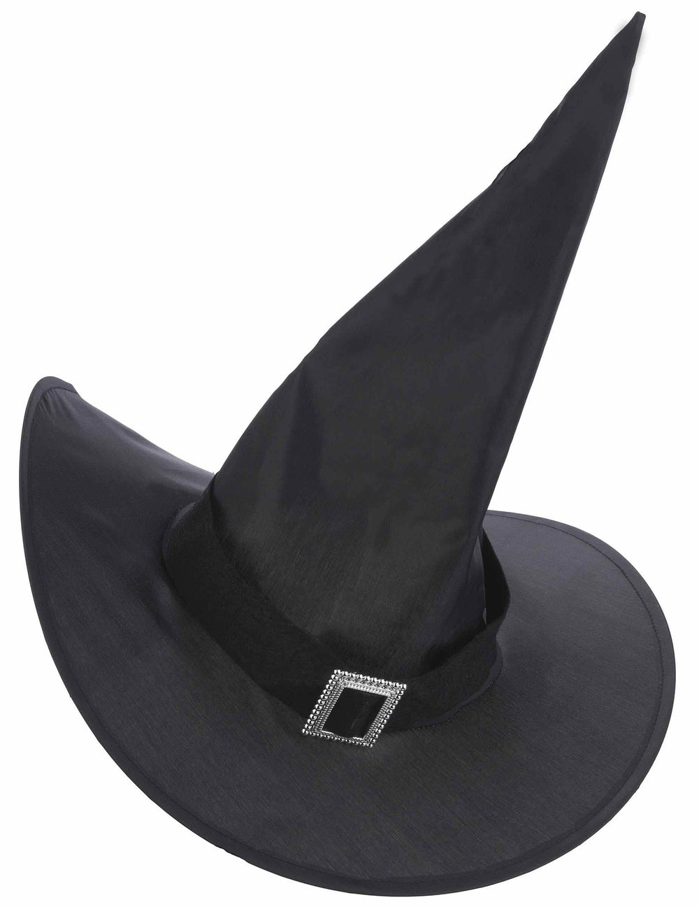 Vedere din profil a pălăriei de vrăjitoare cu cataramă pentru adult halloween