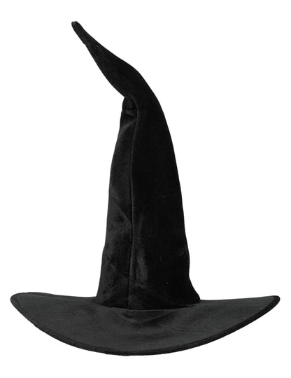 Black Witch Hat Velvet Woman Halloween