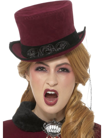 Chapeau vampire victorienne femme Halloween