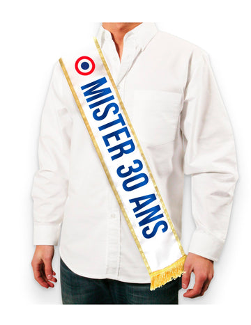 Eșarfă tricolor Mister 30 aine