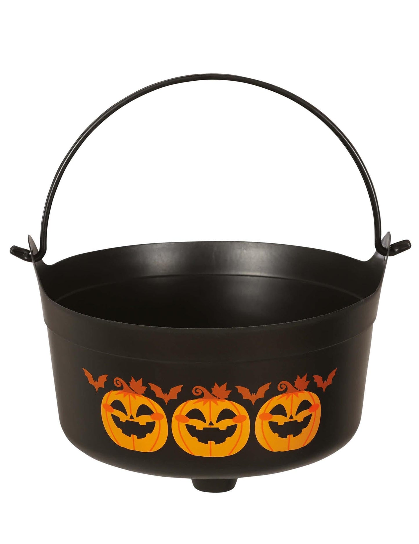 Vue d'ensemble du chaudron citrouilles Halloween