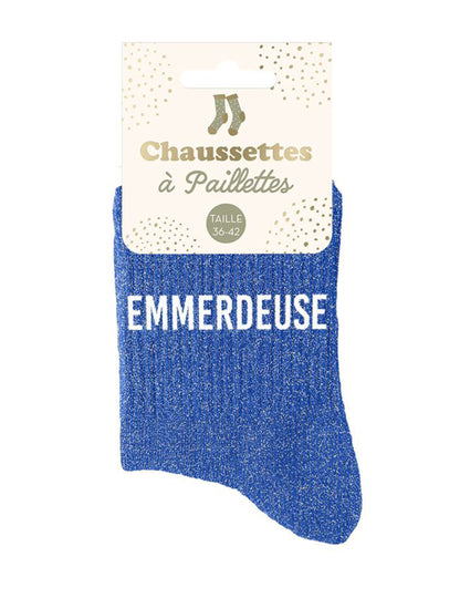 Șosete strălucitoare, femeie enervantă