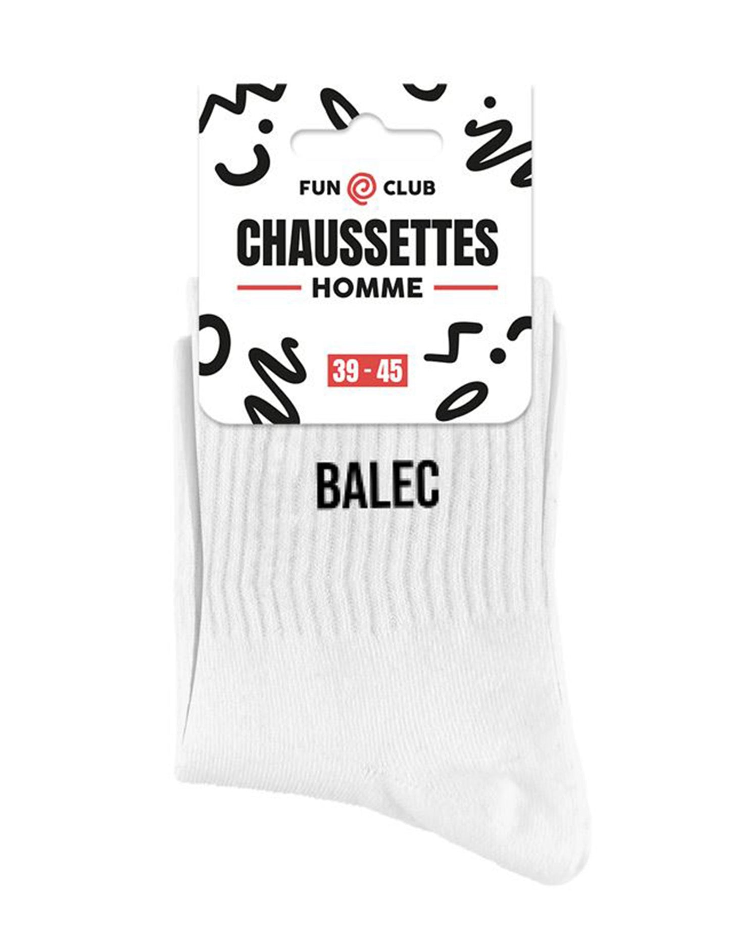 Șosete albe pentru bărbați Balec