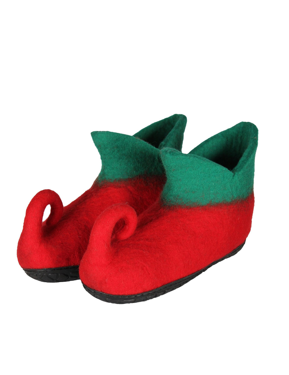 Vue de trois-quarts des chaussures d'elfe de luxe