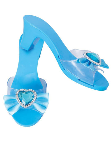 Pantofi prințesă albastră pentru copii