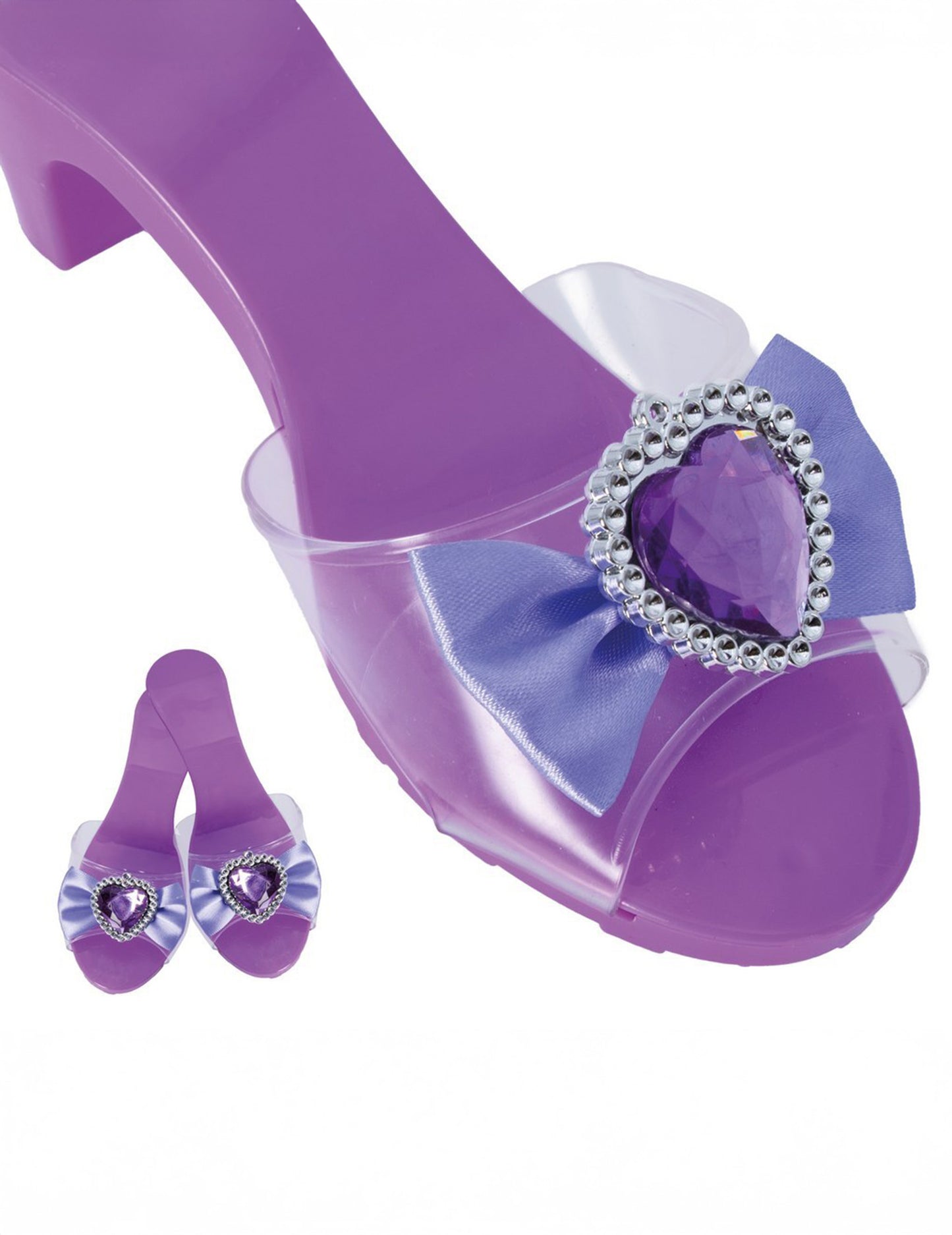 Pantofi de prințesă mov pentru copii 