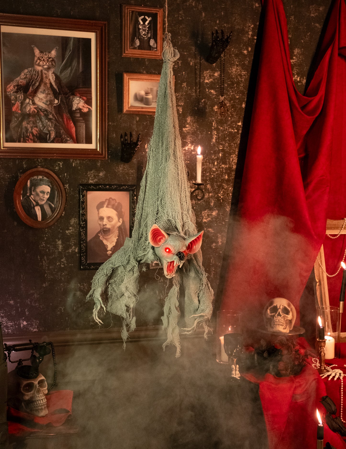 Hanging Bat animat 100 cm