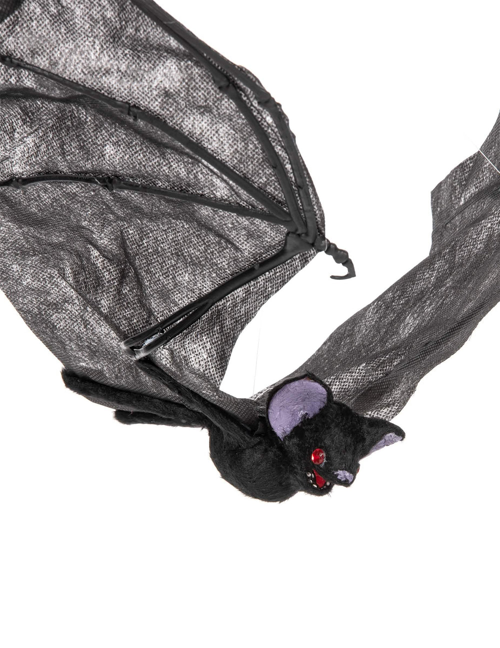 Prim-plan pe aripi și corpul liliacului zburător de halloween pentru decorare