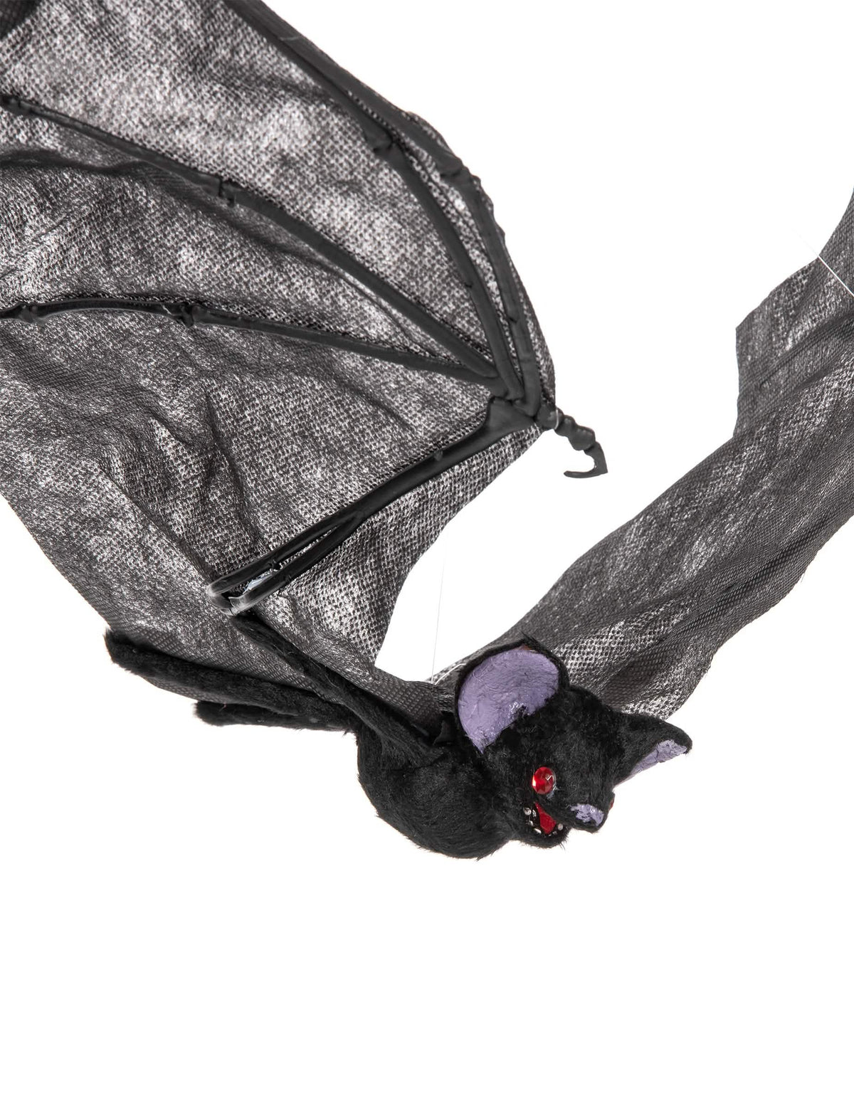 Prim-plan pe aripi și corpul liliacului zburător de halloween pentru decorare