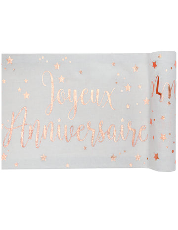 Cotton Table Coast Rose Gold 3m x 28 cm