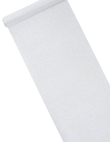 Calea de masă de argint cu sclipici 28 cm x 5 m