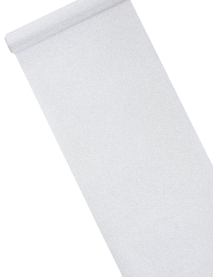 Calea de masă de argint cu sclipici 28 cm x 5 m