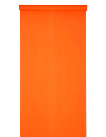 Chemin de table en intissé haute qualité orange 40 cm x 4,8 m
