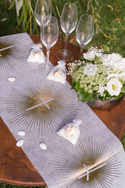 Runner de reglare a ceremoniei de aur 5 m x 30 cm