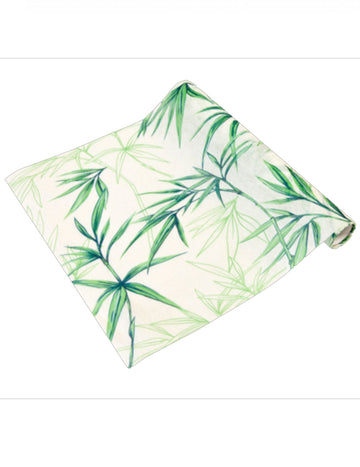 Covor de masă din frunze de bambus nețesute 28 cm decorațiune zen de 5 m