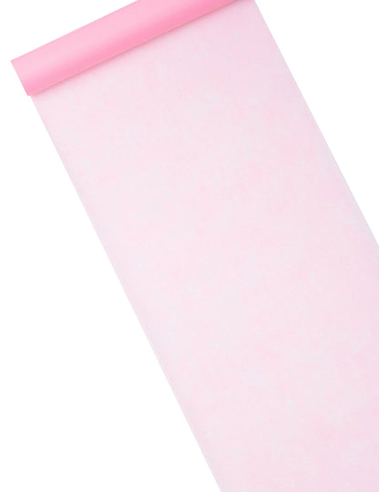 Chemin de table intissé rose clair en rouleau
