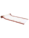 Traversă de masă Noduri frumoase din material crem auburn și pământ ars 28 cm x 3 m