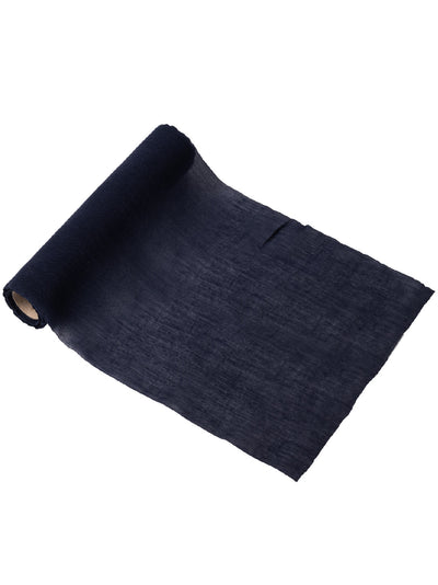 Față de masă din muselină bleumarin 28 cm 5m x decorațiuni de nuntă
