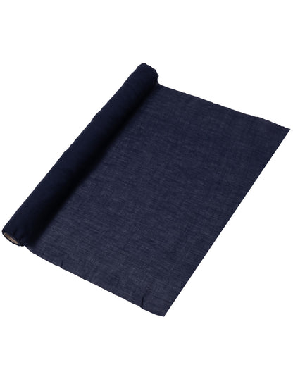 Covor de masă din muselină bleumarin 48 cm x 5 m pentru nuntă
