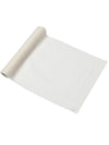 Chemin de table mousseline style bohème pour décoration ivoire