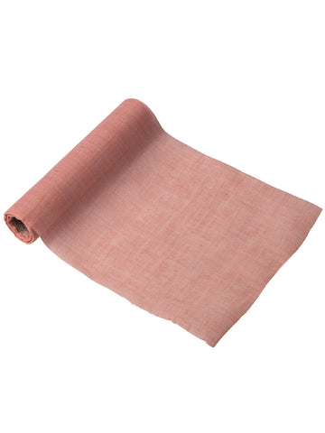 Față de masă roz din muselină 28 cm x 5 m pentru nuntă