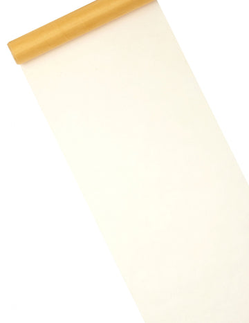Traversă de masă din organza strălucitoare aurie 28 cm x 5 m 