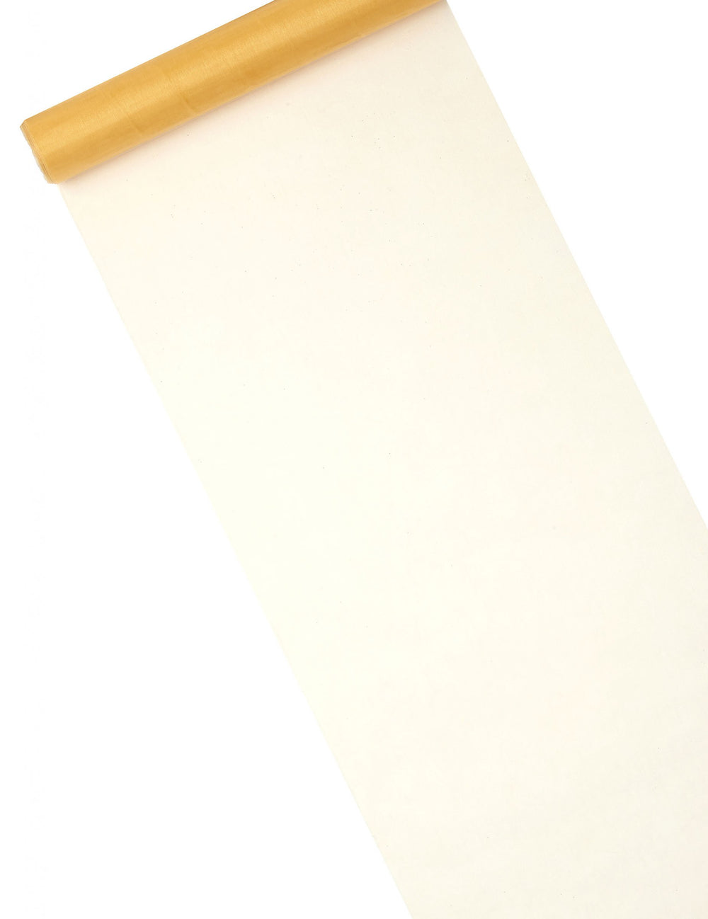 Chemin de table organza brillant doré