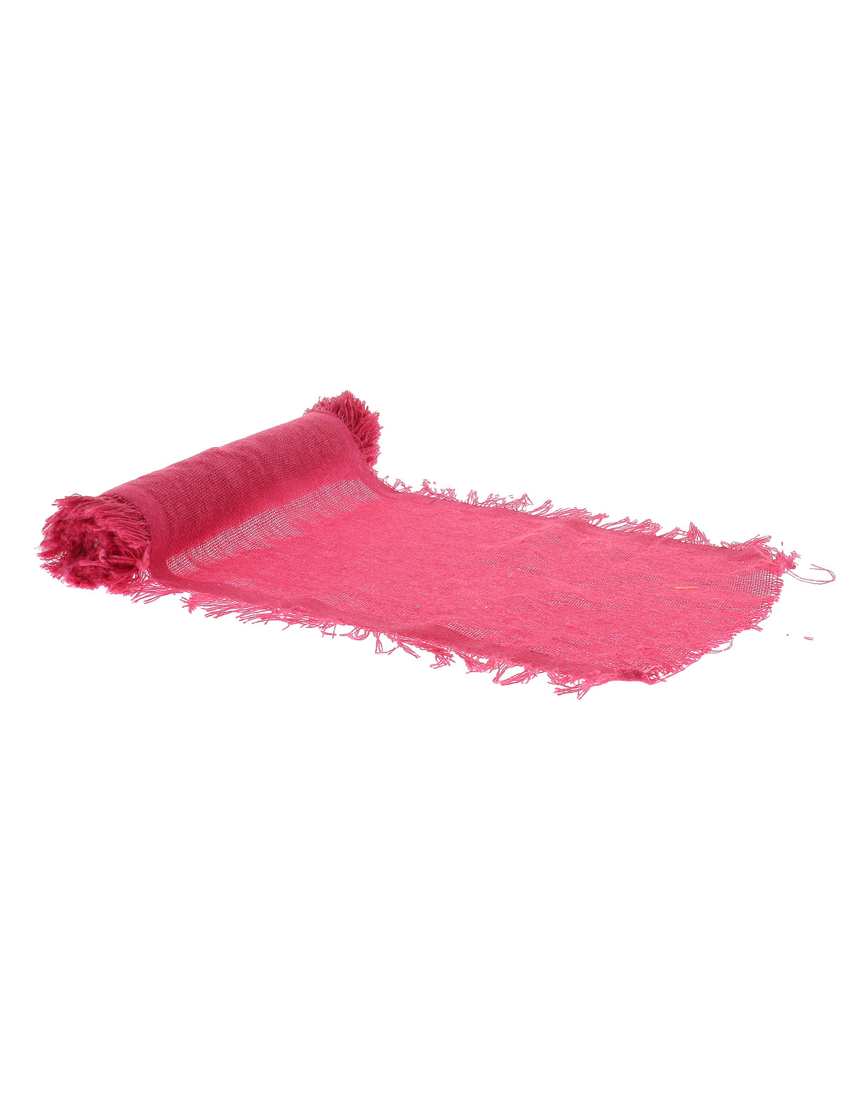 Traversă de masă din pânză roz 30 cm x 3 m