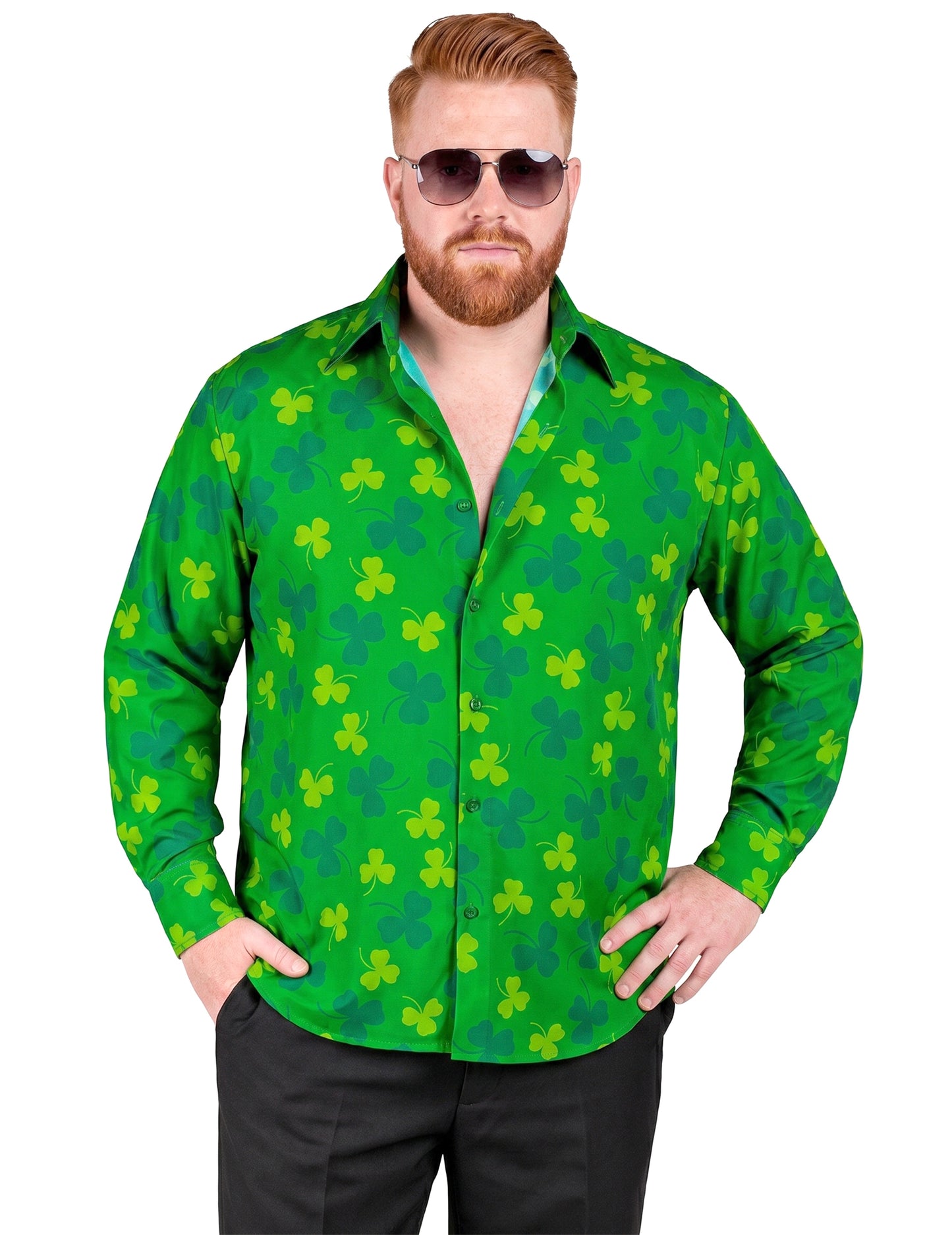 Cămașă cu mânecă lungă Clover Saint Patrick Man
