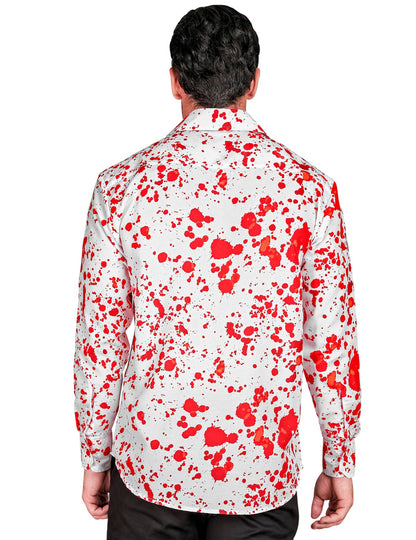 Bărbatul cu cămașă albă, sângeros
