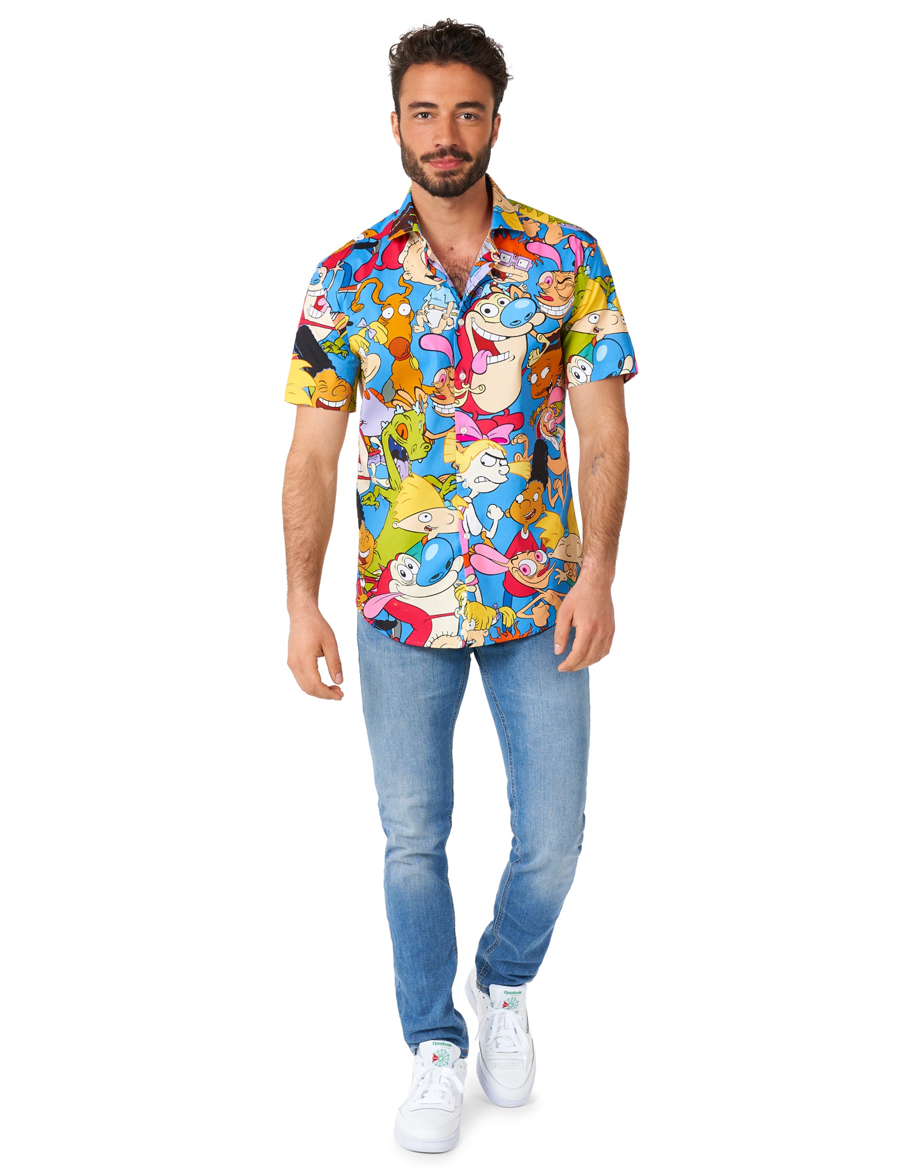 Chemise dessin animés 90's Nickelodeon™ pour adulte multicolore Opposuits™