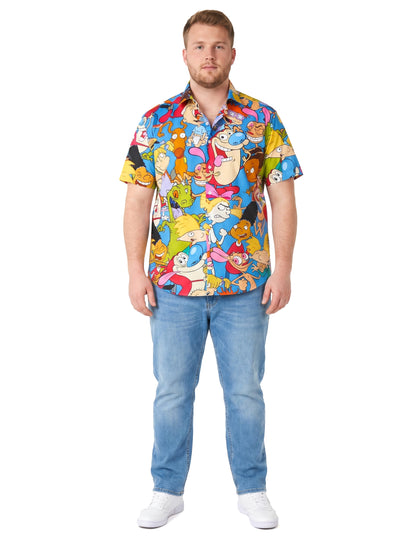 Tricou pentru adulți cu desene animate Nickelodeon™ anii '90, Opposuits™