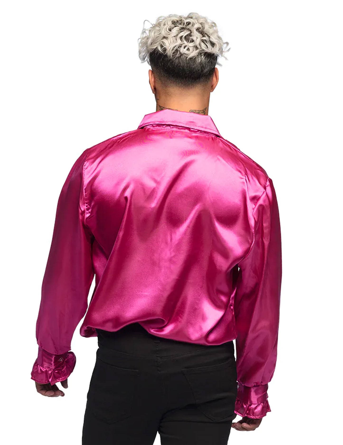 Vue de dos de la chemise disco pour homme