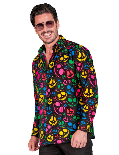 Chemise fantômes fluo pour homme