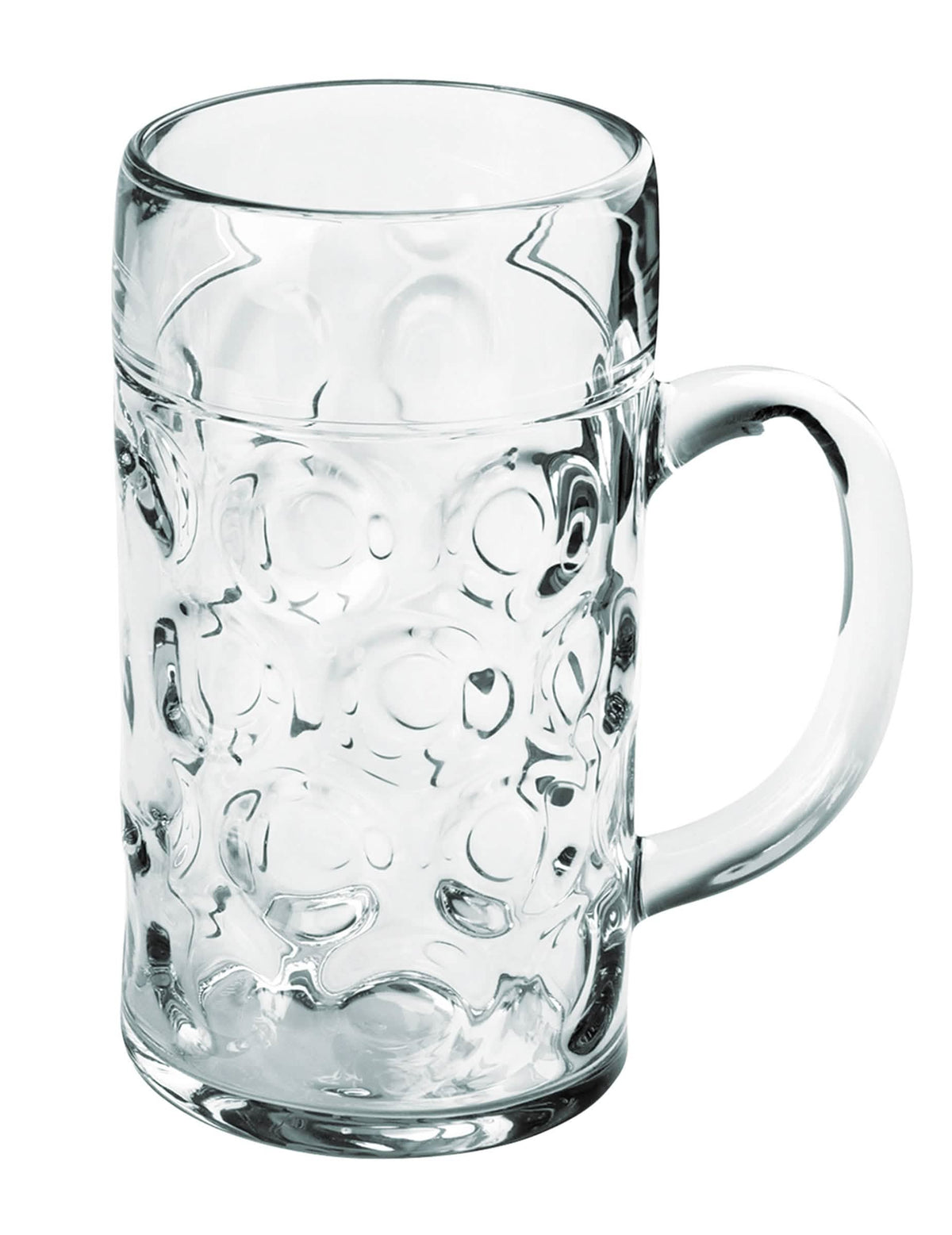 Halbă de bere transparentă 1 L