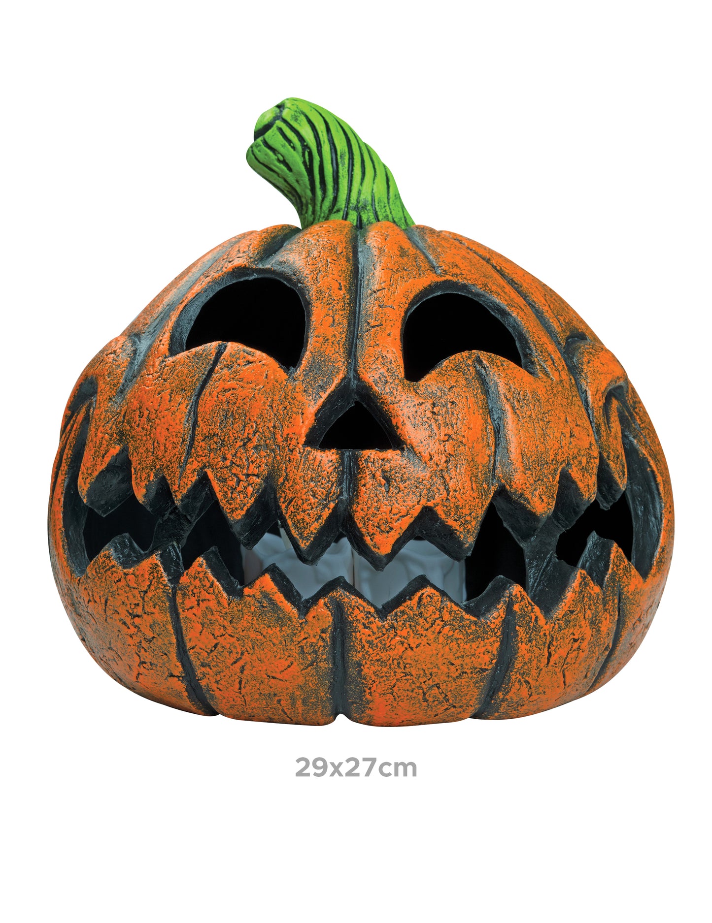 Dovleac de Halloween din rășină 29 x 27 cm