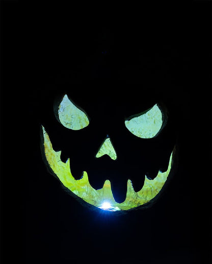 Dovleac înfricoșător luminos 33 cm