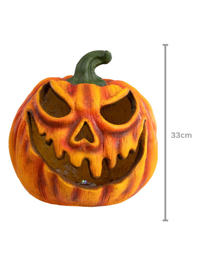Dovleac înfricoșător luminos 33 cm