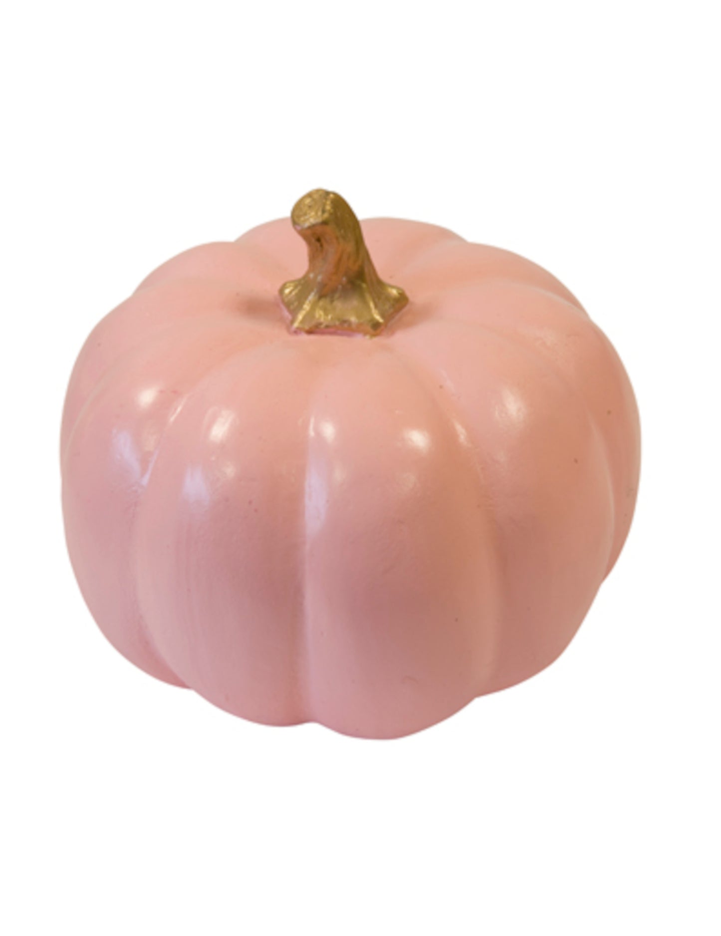 Dovleac din rășină roz și auriu 12,5 cm Decorațiuni de Halloween