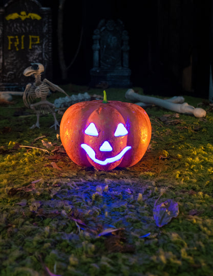 Pumpkin luminos de Halloween 17 cm