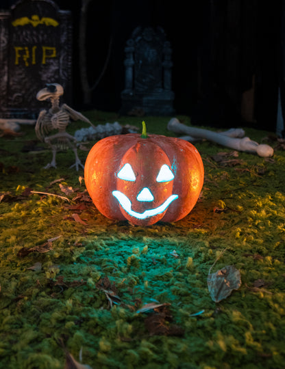 Pumpkin luminos de Halloween 17 cm