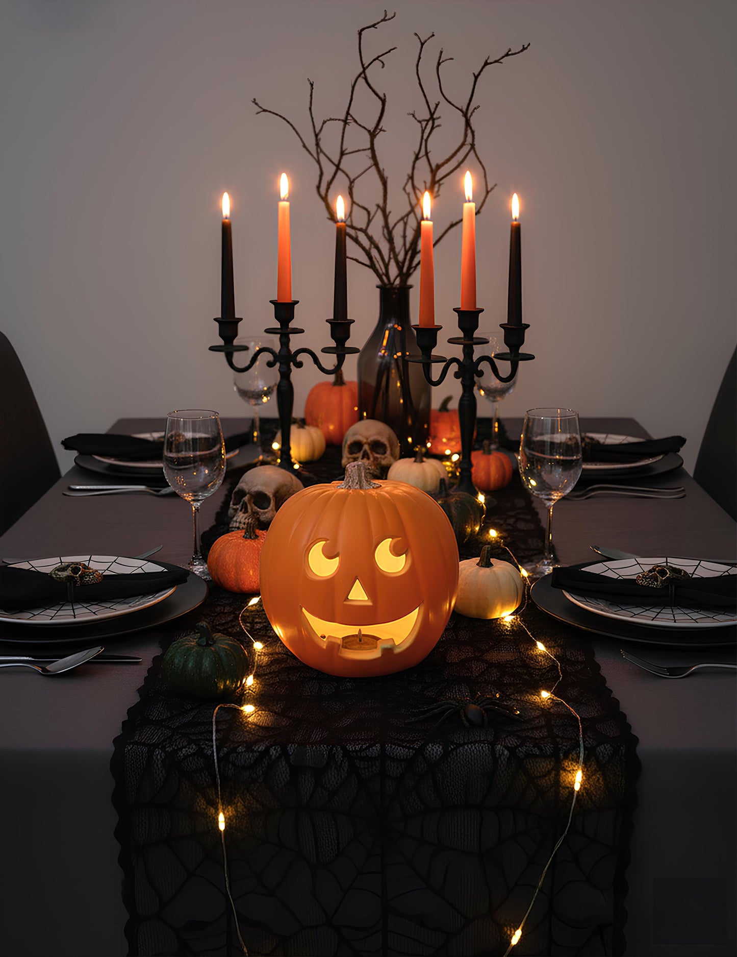 Pumpkin luminos 23 cm