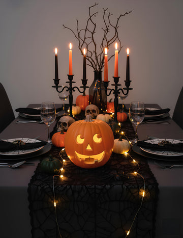 Pumpkin luminos 23 cm