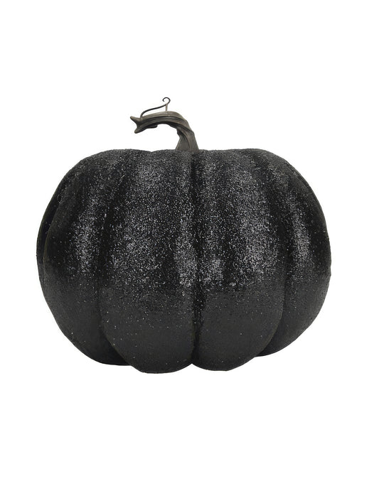 Glitter negru de dovleac Résine și aur de 12 cm