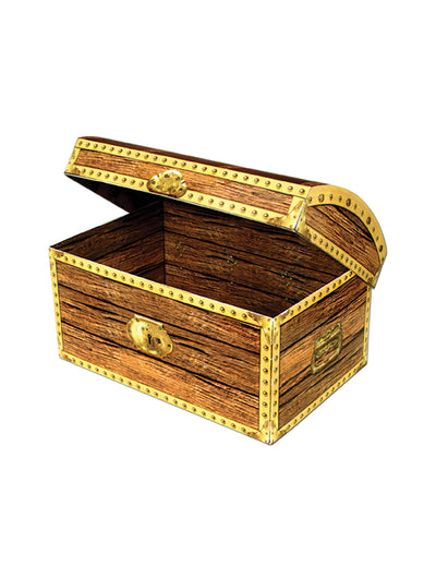 Cufăr cu comori din carton, format din pirat, 20 x 14 cm