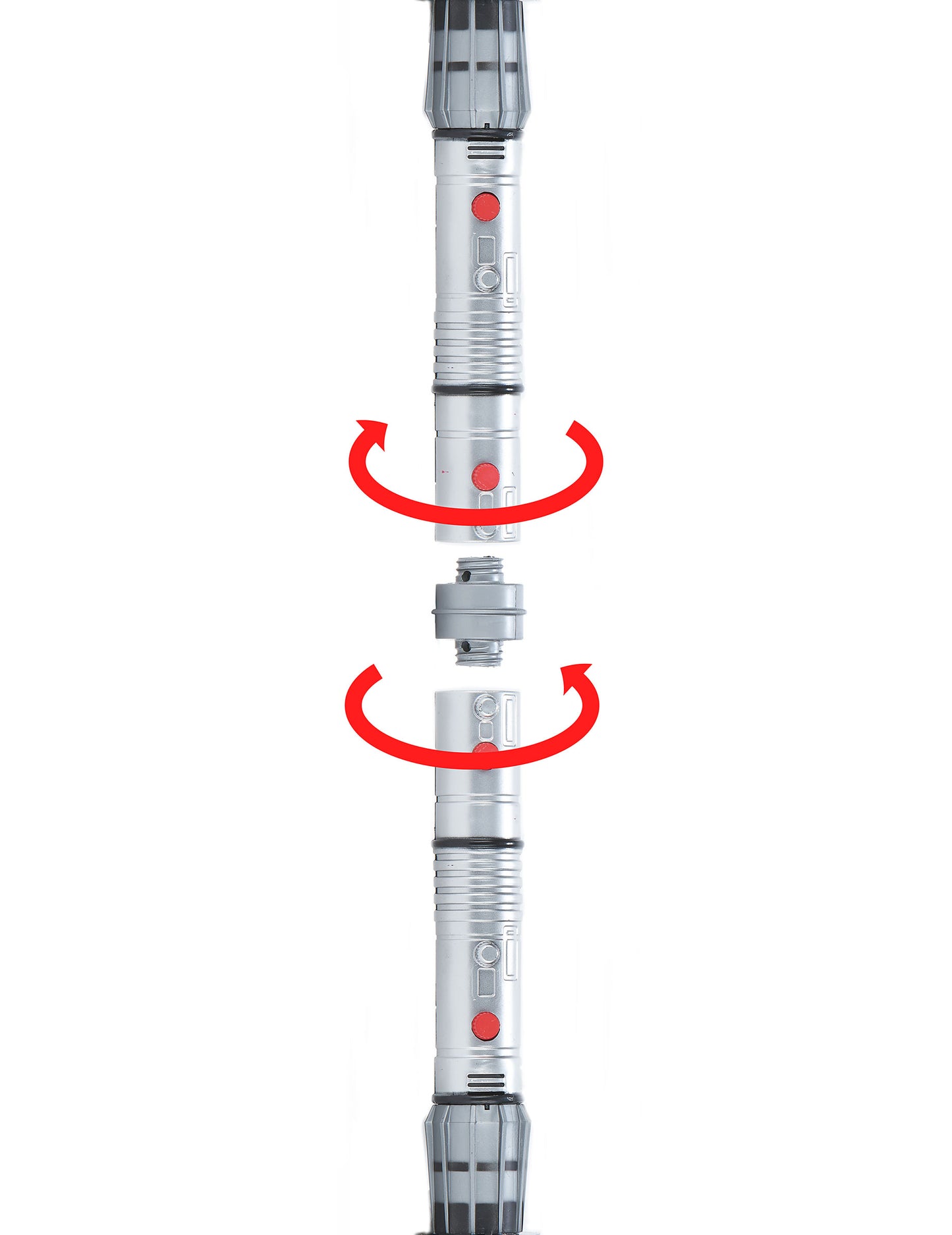 Caseta 2 Sabre de plastic strălucitoare și sunete pentru copii