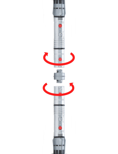 Caseta 2 Sabre de plastic strălucitoare și sunete pentru copii