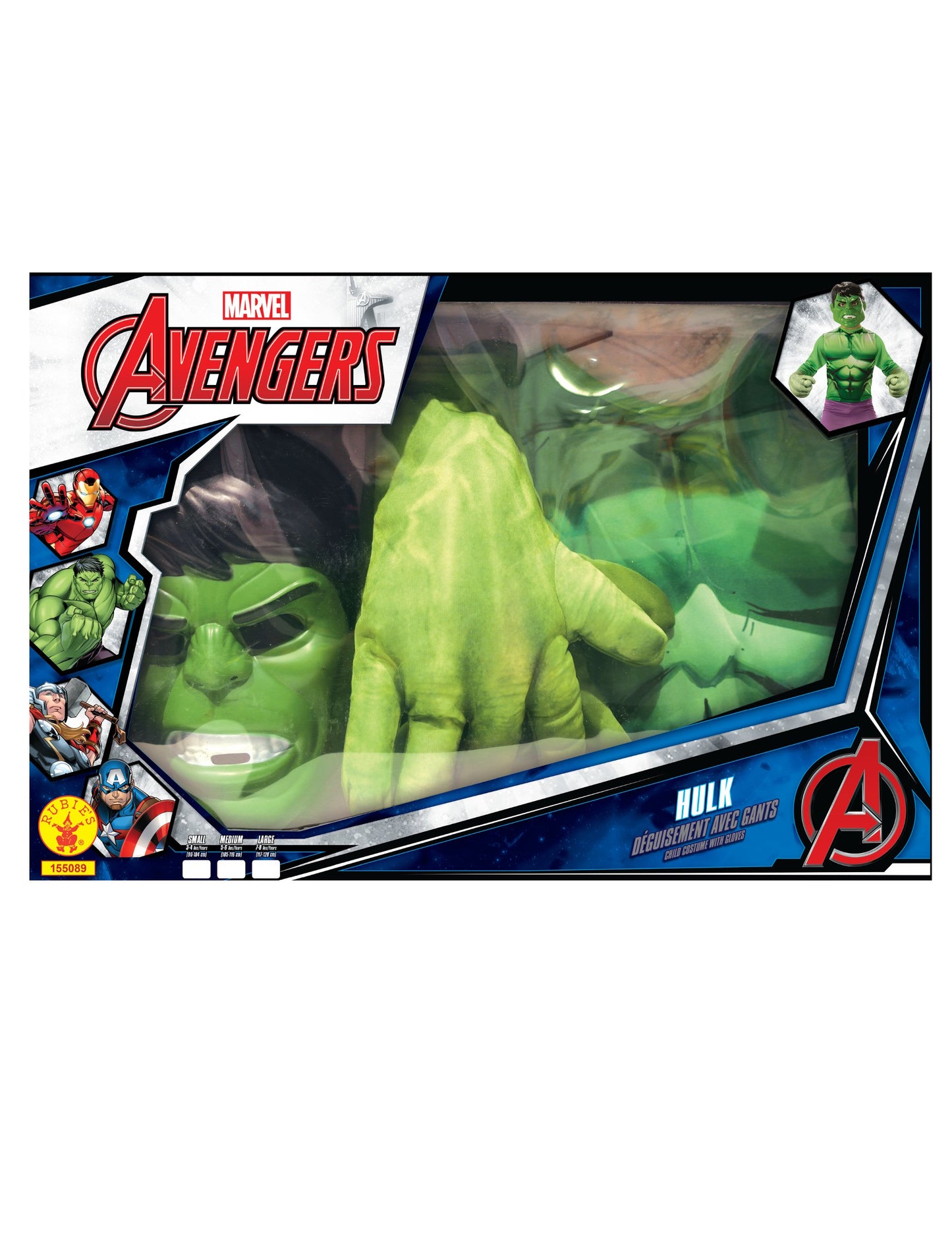 Cutie clasică Hulk cu mănuși de băieți uriași