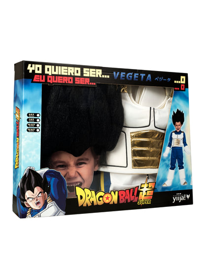 Set deghizată cu Vegeta Dragon Ball Copil peruca